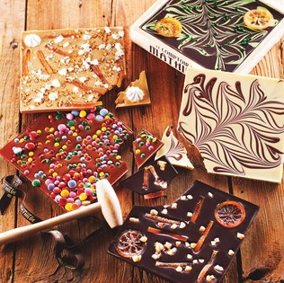 Tablettes de chocolat à casser du Comptoir de Mathilde